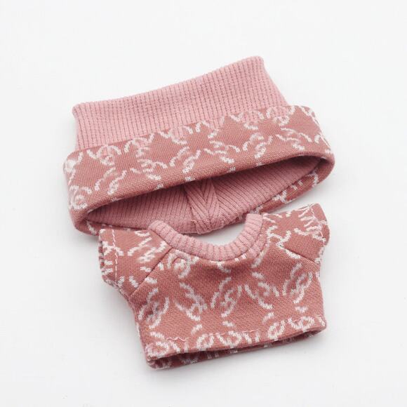 Labubu 4inch bag charm clothes outfits - CC logo -  062332 - Picture 1 of 1